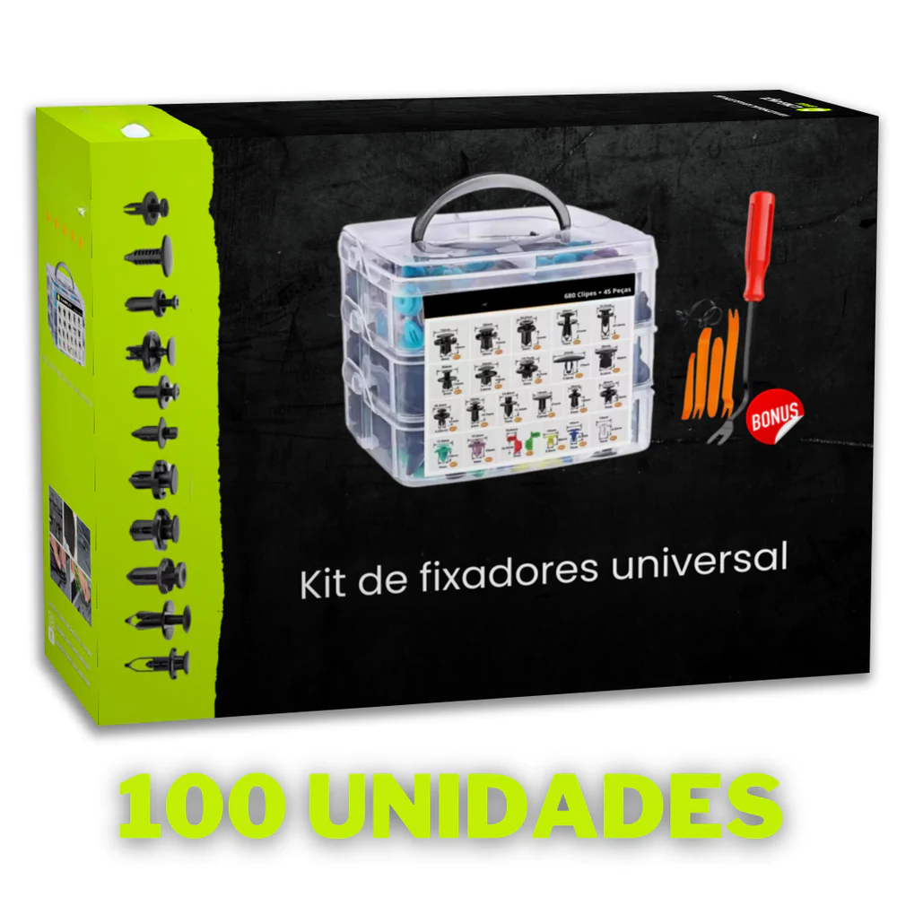 Carclips© - Kit de Presilhas + Brinde