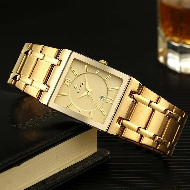 Relógio Casual Masculino Diamond Wwoor - Original