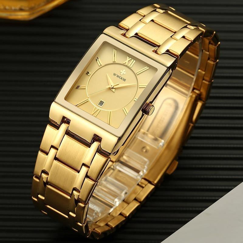 Relógio Casual Masculino Diamond Wwoor - Original