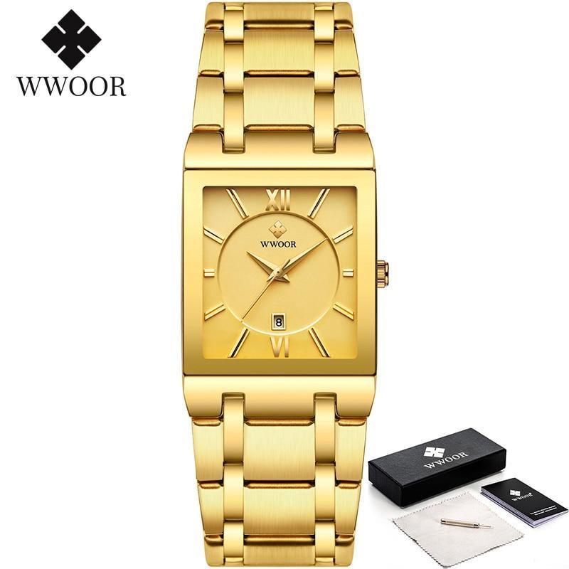 Relógio Casual Masculino Diamond Wwoor - Original