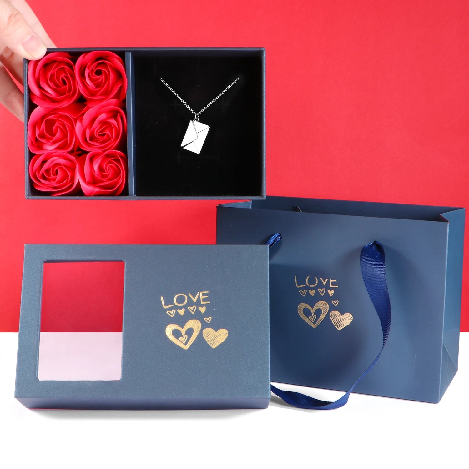 Colar Carta do Amor | Pingente Personalizável