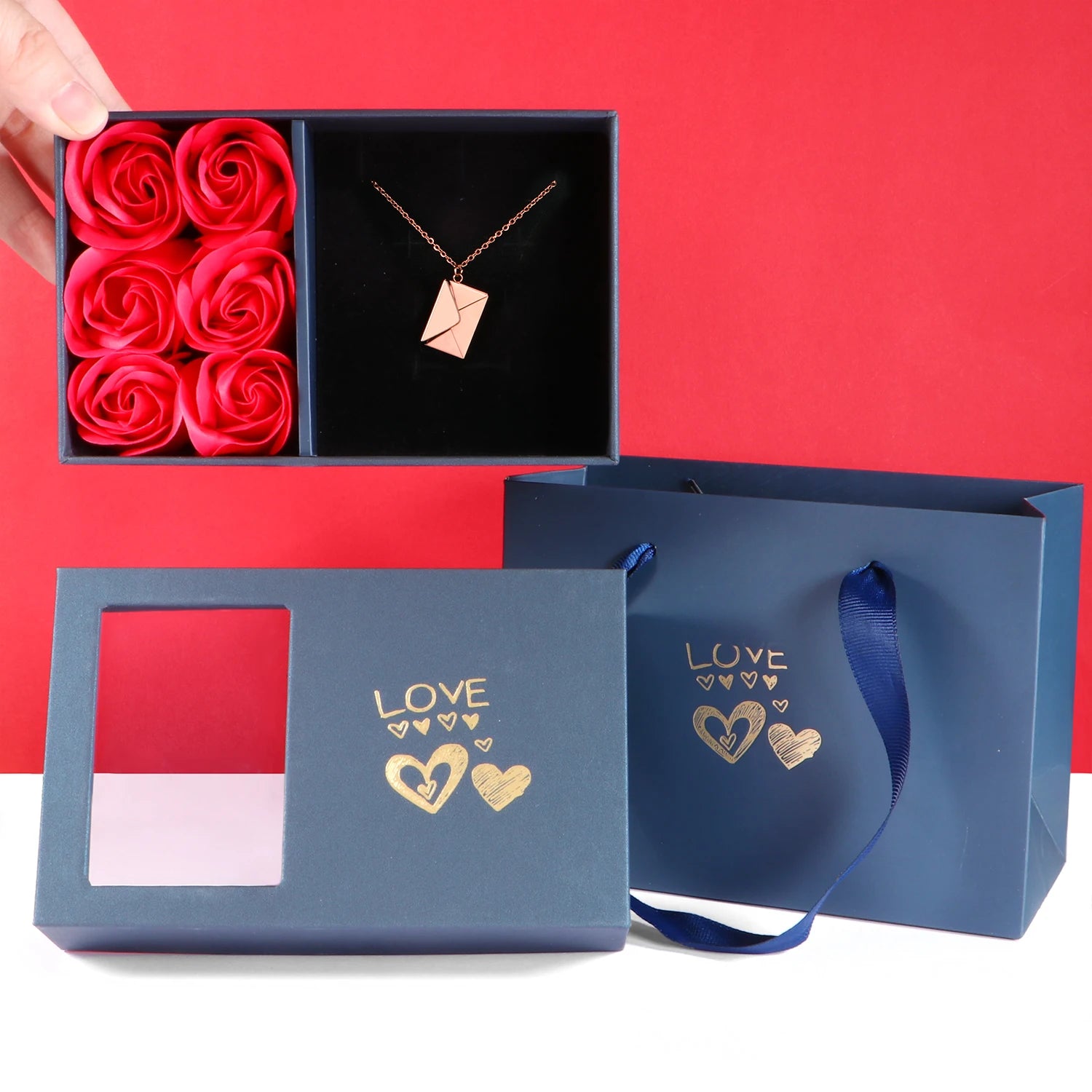 Colar Carta do Amor | Pingente Personalizável