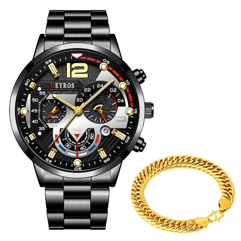 Relógio Automático + Pulseira de Brinde
