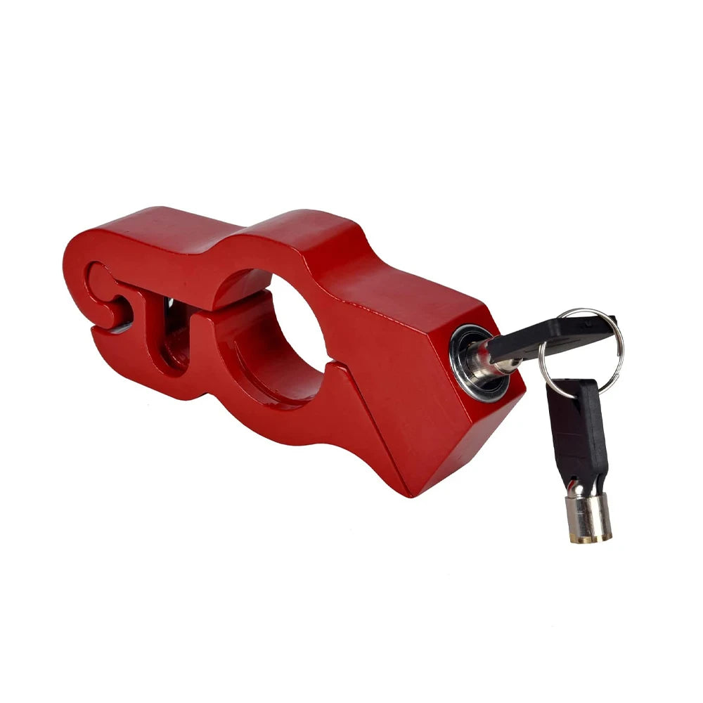 Cadeado Trava Manete Moto Antifurto Aluminio Anodizado