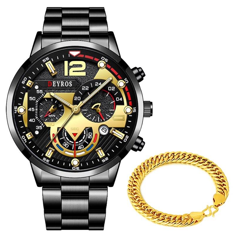 Relógio Automático + Pulseira de Brinde