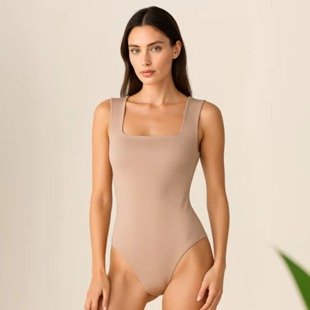 Kit 3 Bodys Feminino Bory Collant Decote Quadrado