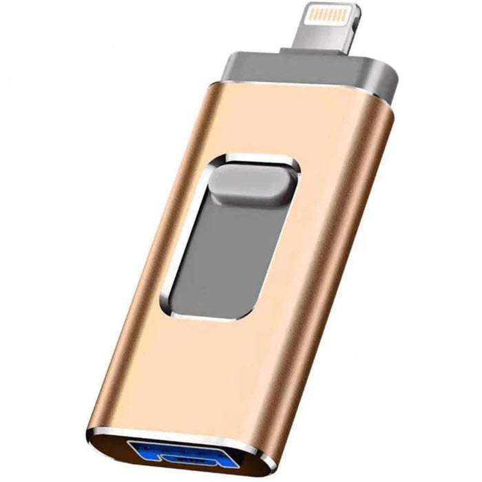 Pen Drive de Celular 4 em 1 - Para Android e Iphone