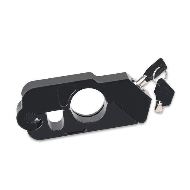 Cadeado Trava Manete Moto Antifurto Aluminio Anodizado