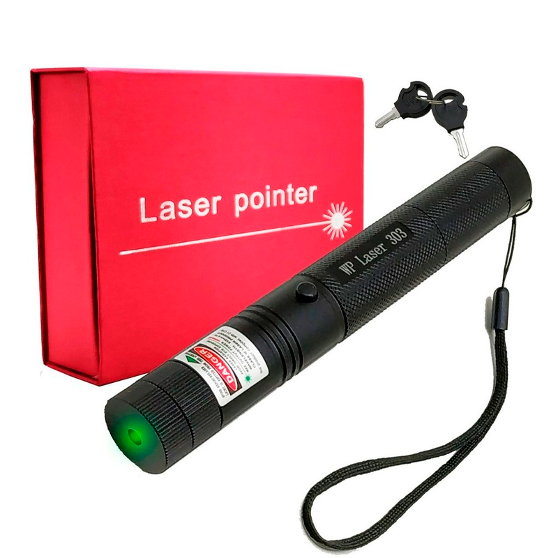 Caneta Laser Pointer 50KM Recarregável - BRINDE EXCLUSIVO