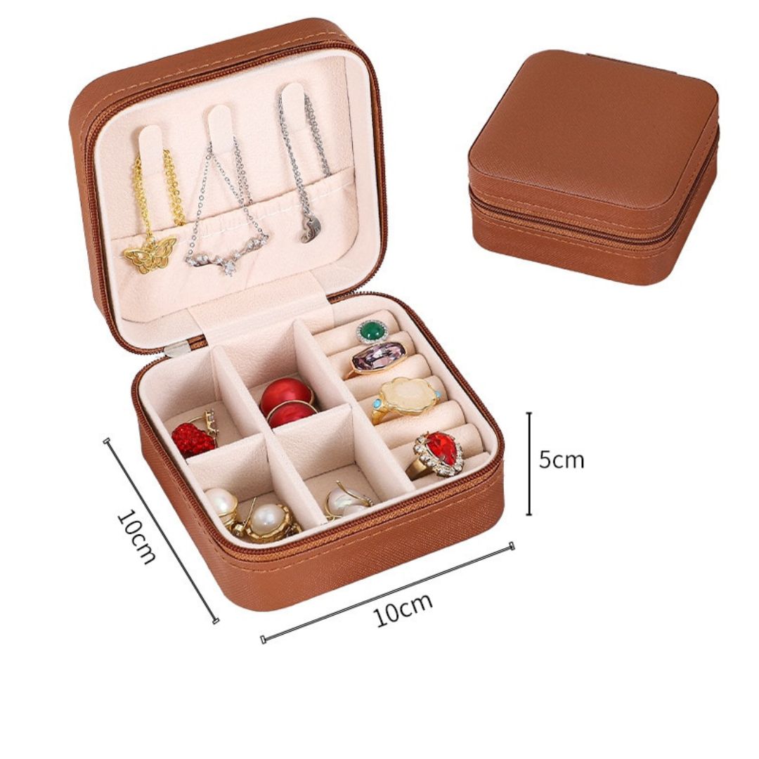 Mini Organizador de Joias Portátil Glamour