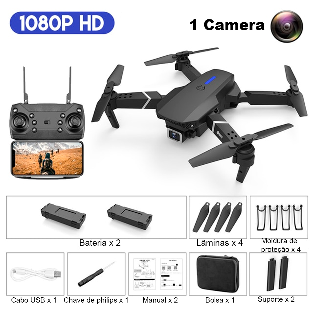 Drone Air Pro 4K + SORTEIO Camisa da Seleção