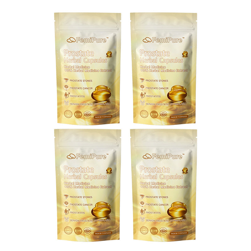 Cápsulas de ervas naturais da próstata FemiPure™ - apoiam a função reprodutiva masculina