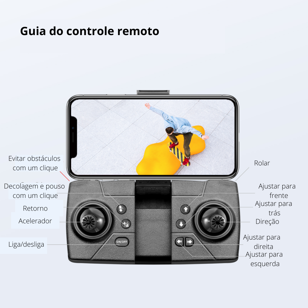 Drone Air Pro 4K + SORTEIO Camisa da Seleção