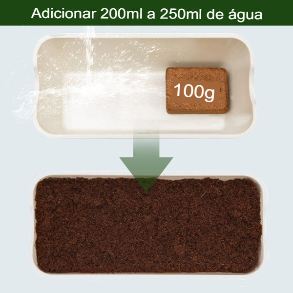 Coco orgânico para plantas - FRETE GRATIS