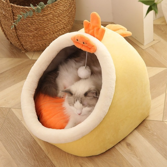 Casinha Para Gato Com Bola Interativa