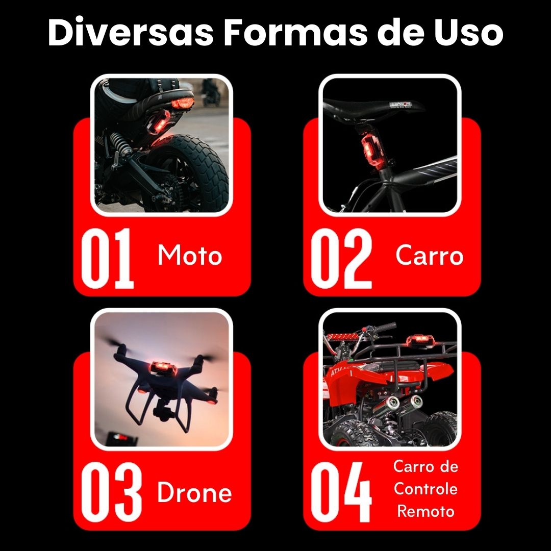 Kit de Luzes LED Estroboscópica - COMPRE 2 LEVE 4