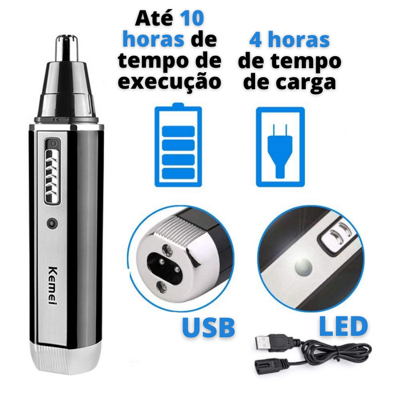 Barbeador Kemei Pro® - O Barbeador do Homem Moderno
