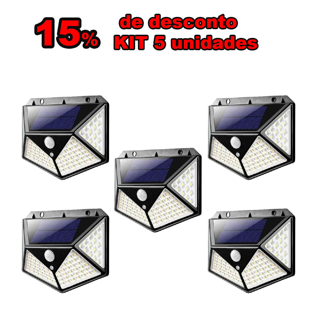 Luminária Solar Externa LED