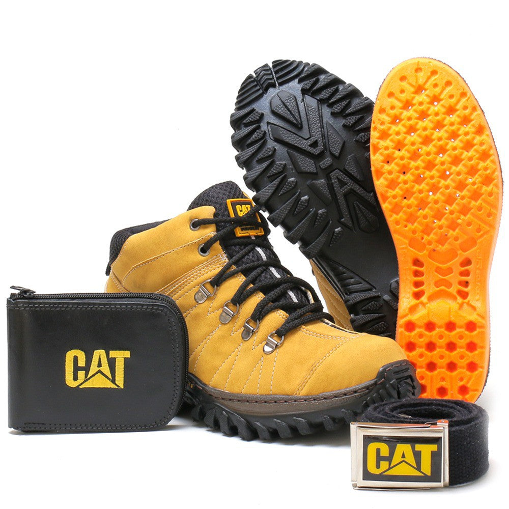 Bota Cartepilar + kit acessórios (brinde)