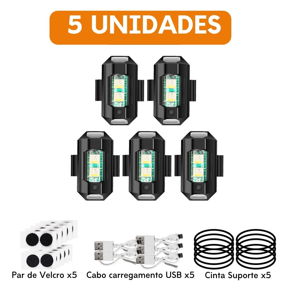 Kit de Luzes LED Estroboscópica - COMPRE 2 LEVE 4