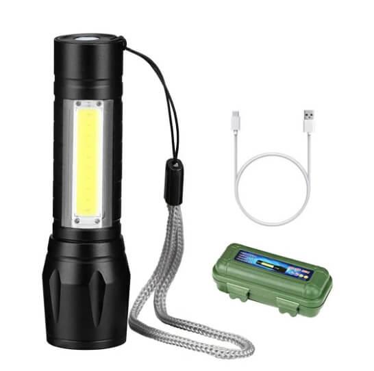 Lanterna Led Tática Recarregável