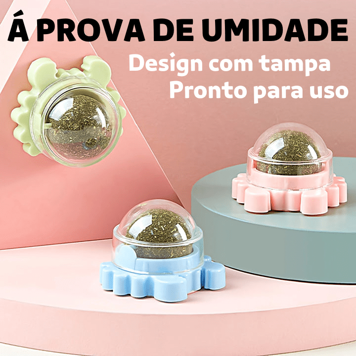 Bola de parede para gatos Catnip