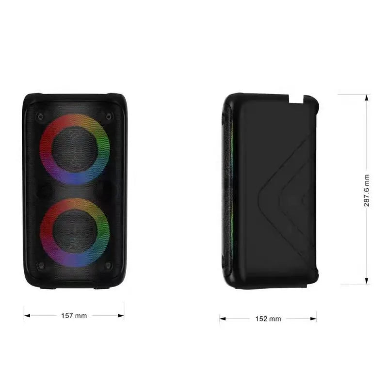 Caixa de som Bluetooth Potente com LED RGB TWS Estéreo XDG-96.