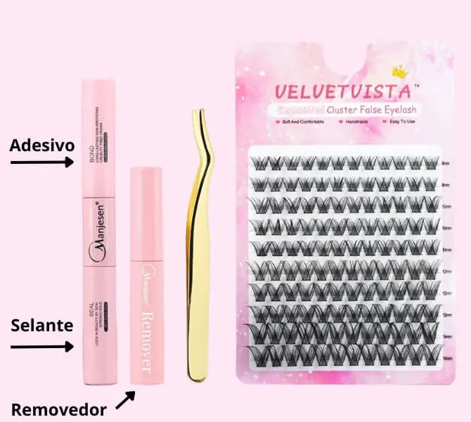 Extensão de Cílios Profissional em Casa LashGlow