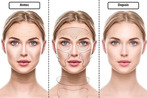 Adesivos Silicone Antirrugas reutilizáveis