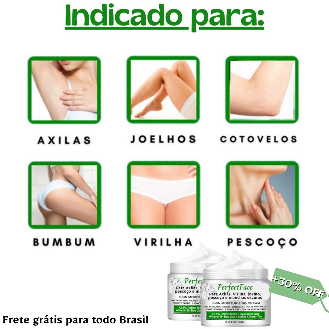 Creme Clareador de Pele Áreas Escurecidas - PerfectFace