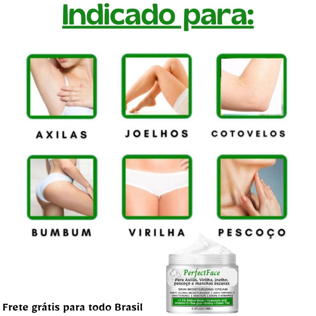 Creme Clareador de Pele Áreas Escurecidas - PerfectFace