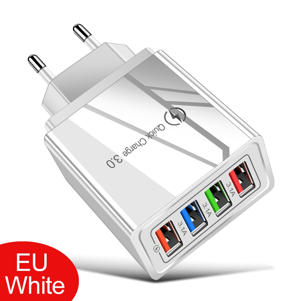 Carregador Rápido USB - Quick Charge 3.0