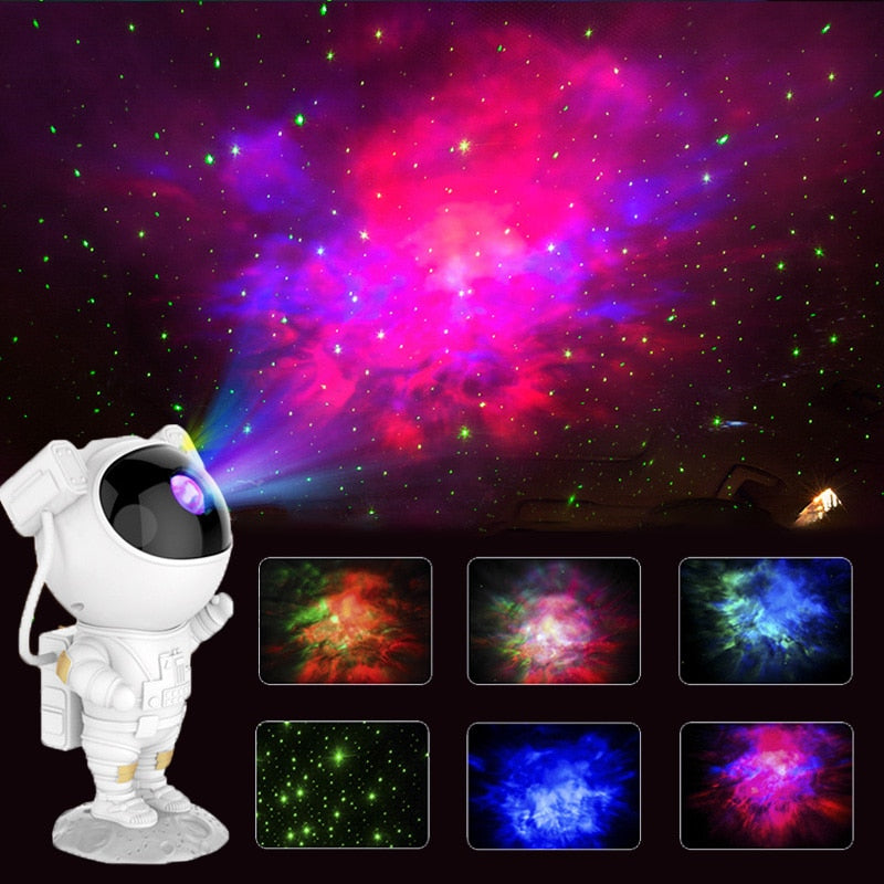 Projetor de Luz Astronauta Galático 360°