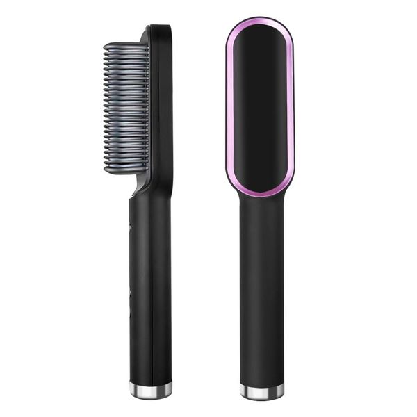 Escova alisadora Smooth Hair 5 em 1 Ⓡ Alisa, seca, hidrata, modela e anti-frizz