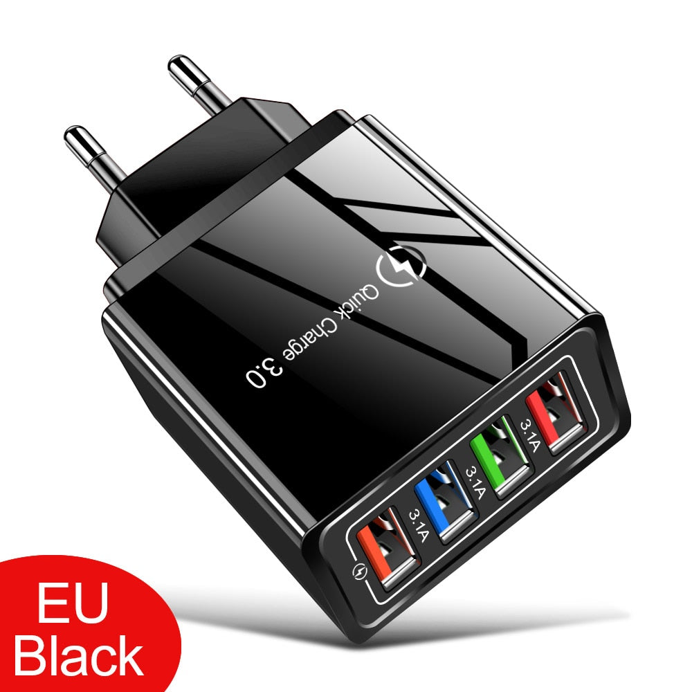 Carregador Rápido USB - Quick Charge 3.0