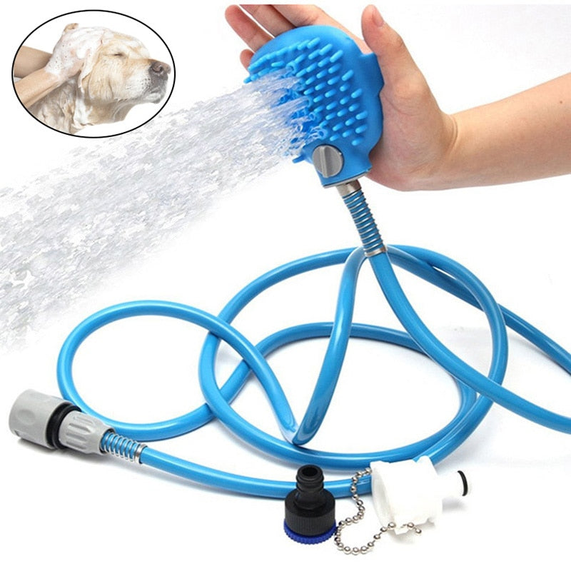 Chuveiro para cães massageador