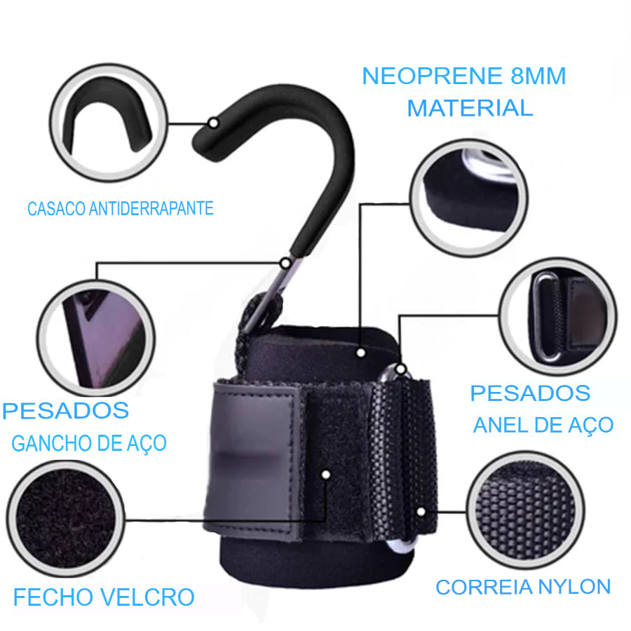 Strap Ganchos™ Perfeito Para Seus Treinos (50% OFF O PAR)
