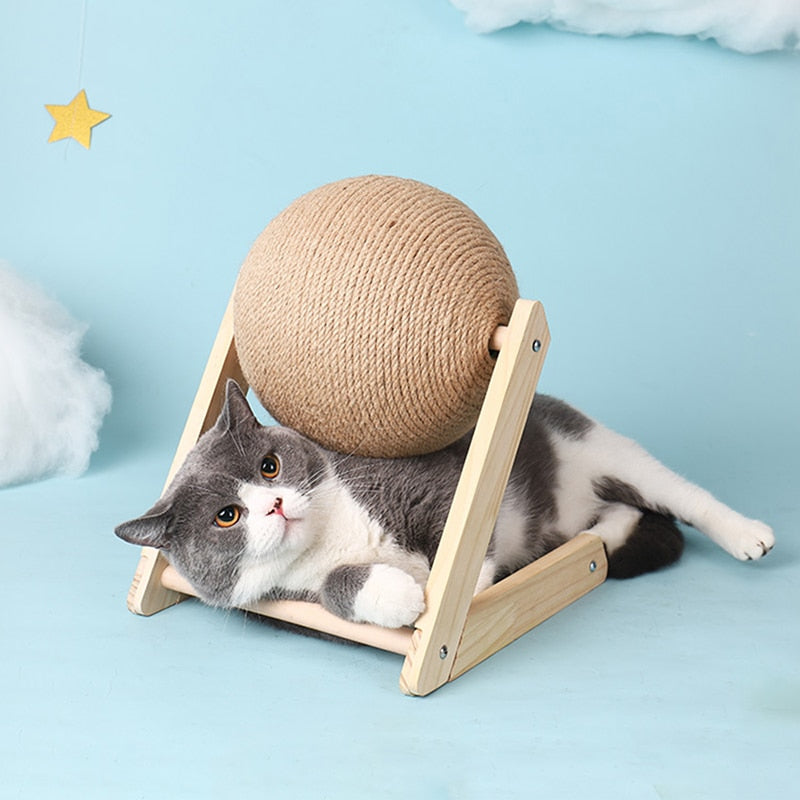 Brinquedo de Bola de Arranhar Para Gato