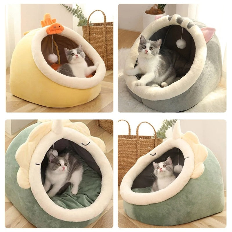 Casinha Para Gato Com Bola Interativa