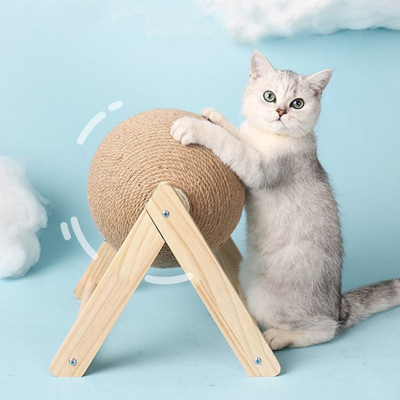 Brinquedo de Bola de Arranhar Para Gato