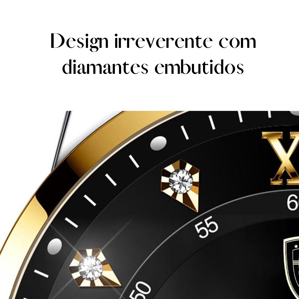 Relógio Masculino Mundi Deluxe