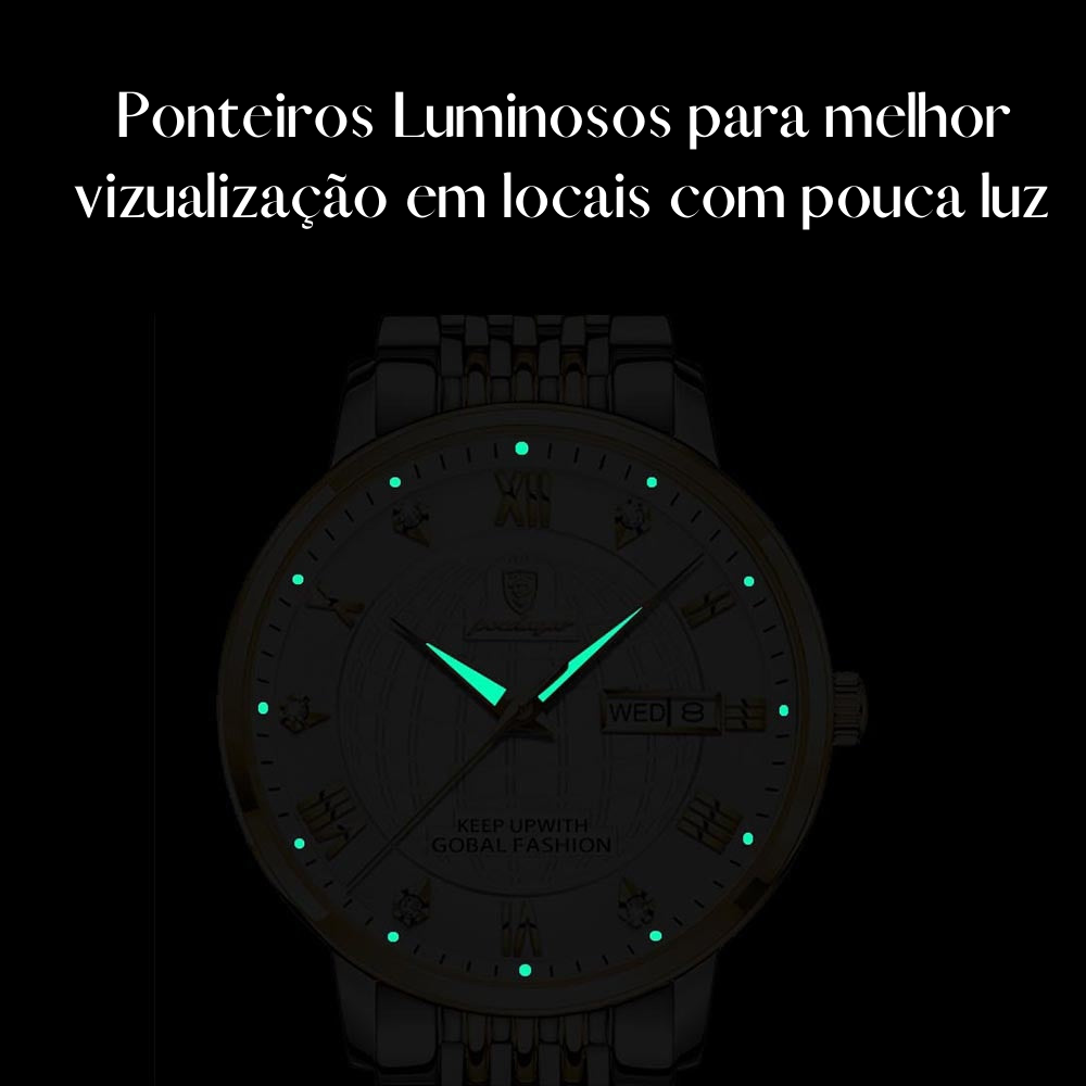 Relógio Masculino Mundi Deluxe