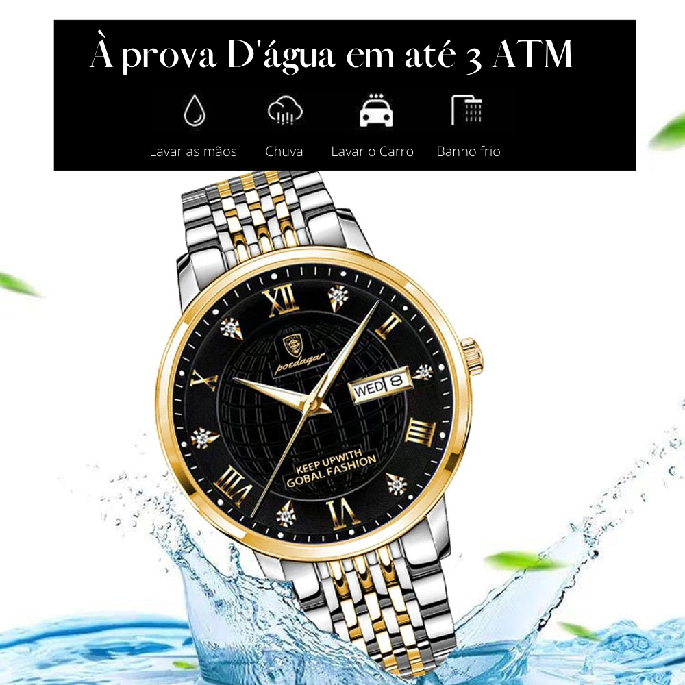 Relógio Masculino Mundi Deluxe
