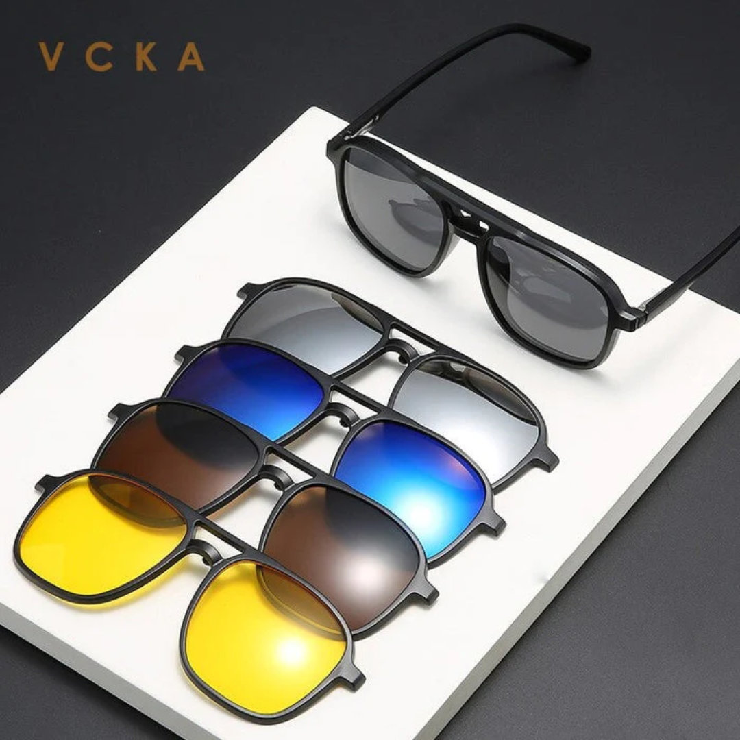 Óculos Polarizado Com 5 Lentes Grátis (Oferta de Pós Black Friday)
