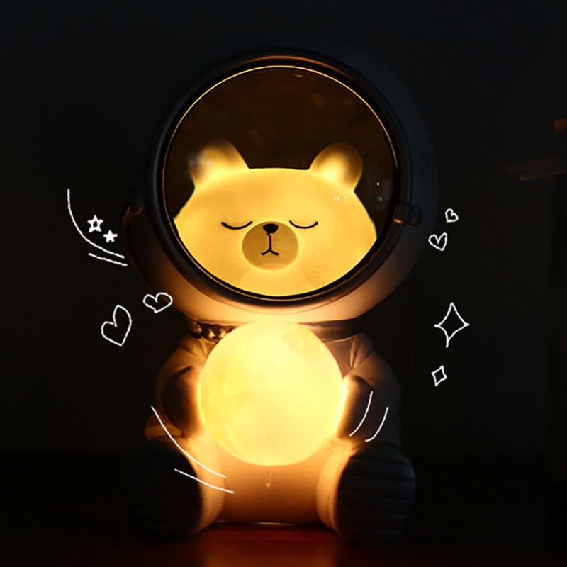 Luminária Pet Astronauta LED