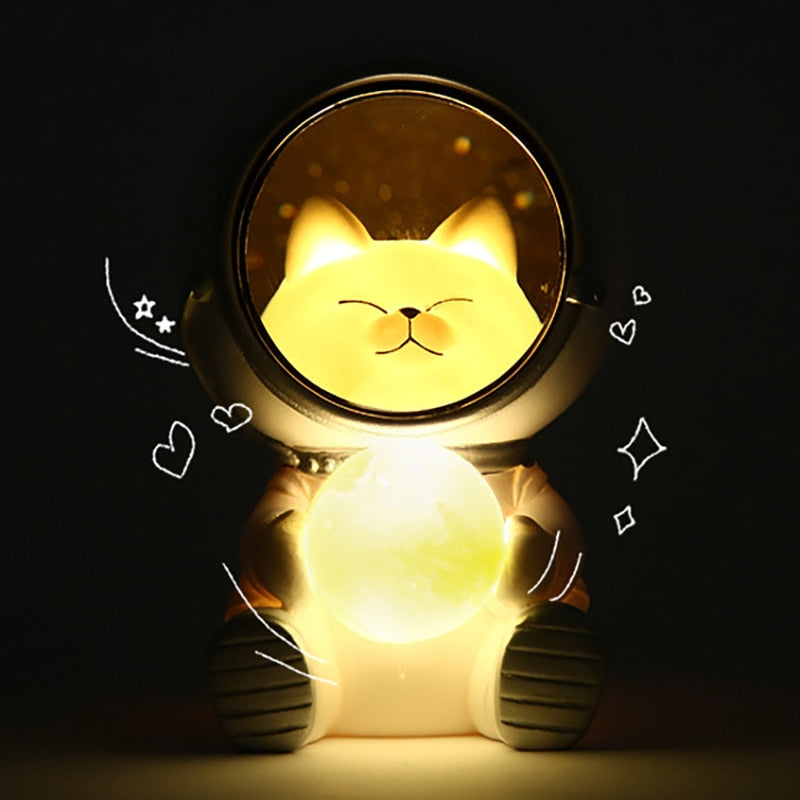 Luminária Pet Astronauta LED