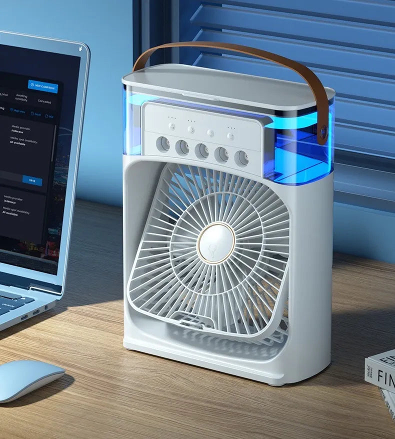 Mimus Freeze - Mini Ar-Condicionado e Umidificador Portátil 4 em 1