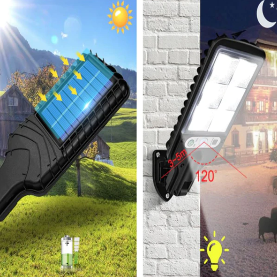 Refletor Solar LED Sustentável - Frete Grátis