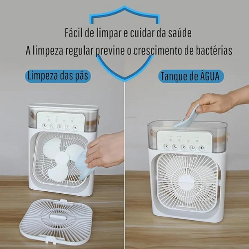 Mimus Freeze - Mini Ar-Condicionado e Umidificador Portátil 4 em 1