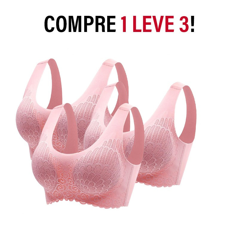 KIT 3 Peças - Sutiã Comfort Plus 5D - Compre 2 Leve 3
